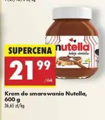 Biedronka Krem czekoladowo-orzechowy Nutella oferta
