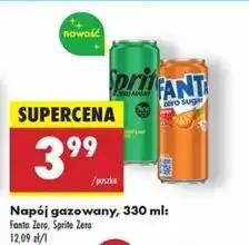 Biedronka Napój pomarańczowy Fanta Zero oferta