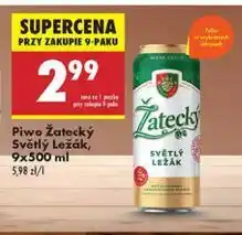 Biedronka Piwo Zatecky Svetly Lezak oferta