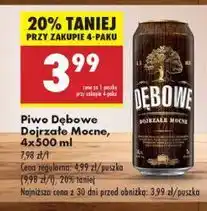Biedronka Piwo Dębowe Mocne oferta