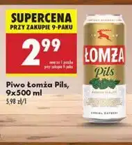 Biedronka Piwo Łomża Pils oferta