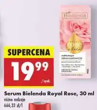 Biedronka Serum do twarzy naprawcze Bielenda Royal Rose Elixir oferta