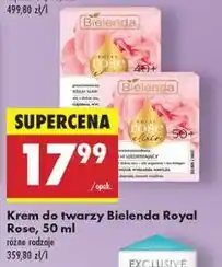 Biedronka Krem do twarzy 40+ Bielenda Royal Rose Elixir oferta