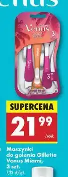 Biedronka Maszynki do golenia Gillette Simply Venus 3 Miami oferta