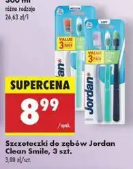 Biedronka Szczoteczka do zębów miekka Jordan Clean Smile oferta