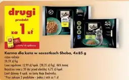 Biedronka Karma dla kota smaki drobiowe Sheba Delicacy In Jelly oferta