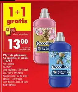 Biedronka Płyn do płukania honeysuckle & sandalwood Coccolino Perfume Care oferta