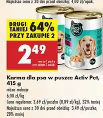 Biedronka Karma dla psa z drobiem w sosie Activ Pet Light oferta
