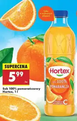 Biedronka Sok pomarańczowy Hortex oferta