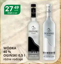 Eurocash Cash & Carry Wódka 40% ogiński oferta