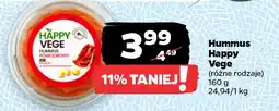 Netto Hummus, różne rodzaje Happy Vege oferta