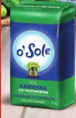 Carrefour Sól kamienna do przetworów niejodowana o'Sole oferta
