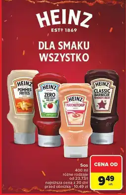 Carrefour Sos Heinz, różne rodzaje oferta