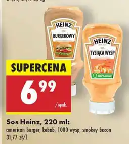 Biedronka Sos american burger Heinz oferta