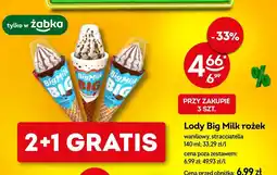Żabka Lody Big Milk rożek waniliowy oferta