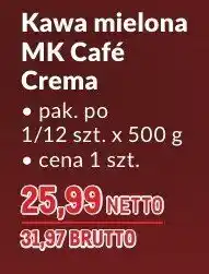 Makro Kawa mielona MK Café Crema oferta