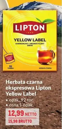 Makro Herbata Lipton Yellow Label oferta