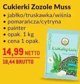 Makro Cukierki Zozole Muss jabłko/truskawka/wiśnia oferta