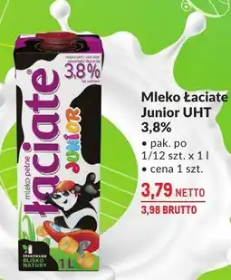 Makro Mleko Łaciate Junior UHT 3,8% Mlekpol oferta