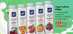 Makro Jogurt pitny Milko różne smaki Mlekpol oferta