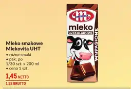 Makro Mleko smakowe Mlekovia UHT różne smaki Mlekovita oferta