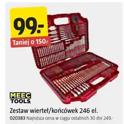 Jula Zestaw wierteł Meec Tools oferta