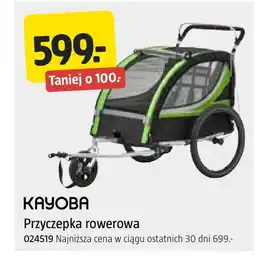 Jula Przyczepka rowerowa Kayoba oferta