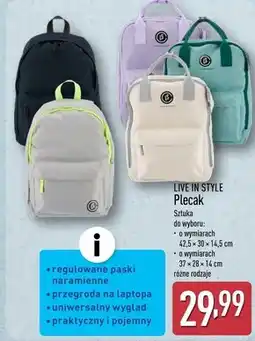 ALDI Plecak Life In Style oferta