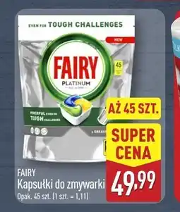 ALDI Kapsułki do zmywarki Fairy oferta