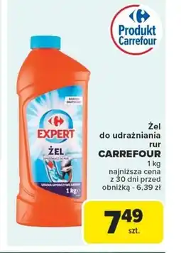Carrefour Żel do udrożniania rur Carrefour oferta