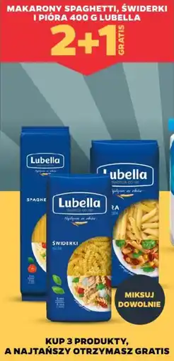 Netto MAKARONY SPAGHETTI, ŚWIDERKI I PIÓRA 400 G LUBELLA oferta