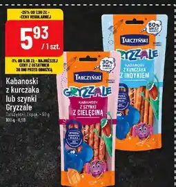 Polomarket Kabanosy z szynki z cielęciną Grizzale Tarczyński oferta
