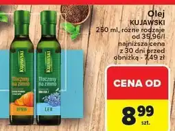 Carrefour Olej Kujawski tłoczony na zimno, różne rodzaje oferta