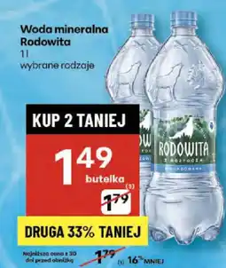 Delikatesy Centrum Woda mineralna Rodowita oferta
