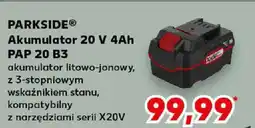 Kaufland PARKSIDE Akumulator 20 V 4Ah PAP 20 B3 oferta