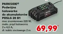 Kaufland PARKSIDE Podwójna ładowarka do akumulatorów PDSLG 20 B1 oferta