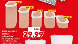 Kaufland SPICE & SOUL Zestaw pojemników na artykuły sypkie oferta