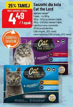 Polomarket Saszetki dla kota Cat The Lord oferta