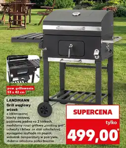 Kaufland LANDMANN Grill węglowy wózek oferta