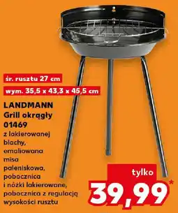 Kaufland LANDMANN Grill okrągły 01469 oferta