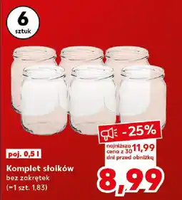 Kaufland Komplet słoików oferta