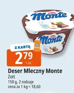 E.Leclerc Deser mleczny Monte Zott oferta