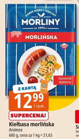 E.Leclerc Kiełbasa morlińska Animex oferta