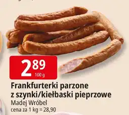 E.Leclerc Frankfurterki parzone z szynki/kiełbaski parzone Madej Wróbel oferta