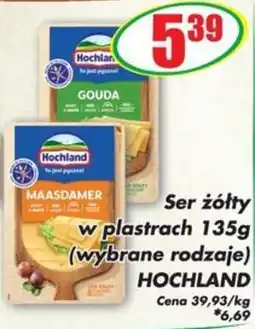 Sezamek Ser żółty w plastrach HOCHLAND oferta
