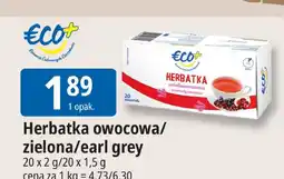 E.Leclerc Herbata owocowa/zielona/earl grey Eco+ oferta