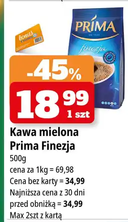 E.Leclerc Kawa Cafe Prima Finezja oferta
