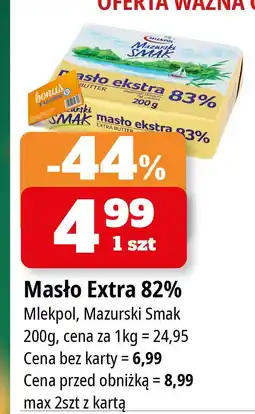 E.Leclerc Masło ekstra Mazurski Smak oferta