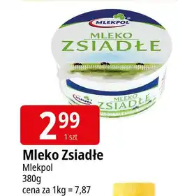 E.Leclerc Mleko zsiadłe Mlekpol oferta
