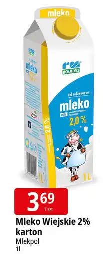 E.Leclerc Mleko wiejskie 2% Rolmlecz oferta